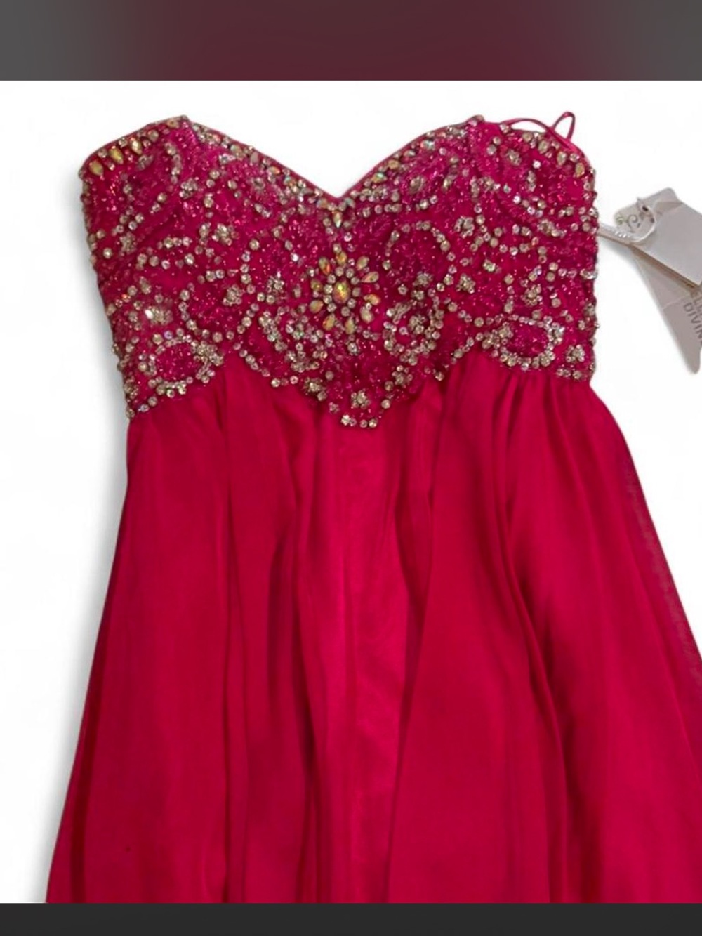 Deadstock Cinderella Devine Y2K strapless prom dress 8